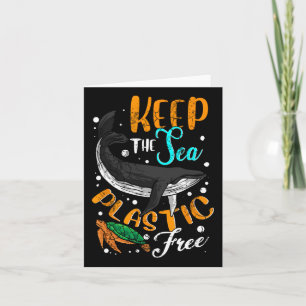 Keep The Sea Plastic Free Environment Environmenta Card