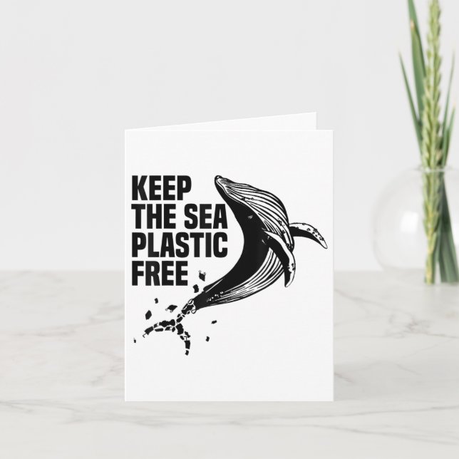 Keep The Sea Plastic-free Environmental Protection Card (Front)
