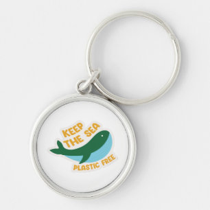 Keep the sea plastic free key ring