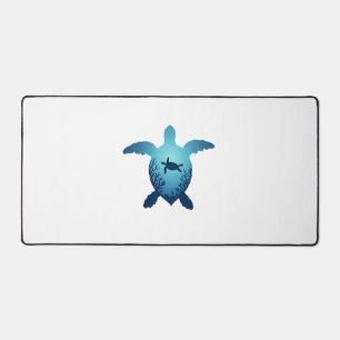 Keep The Sea Plastic Free Save The Sea Turtles T-S Desk Mat