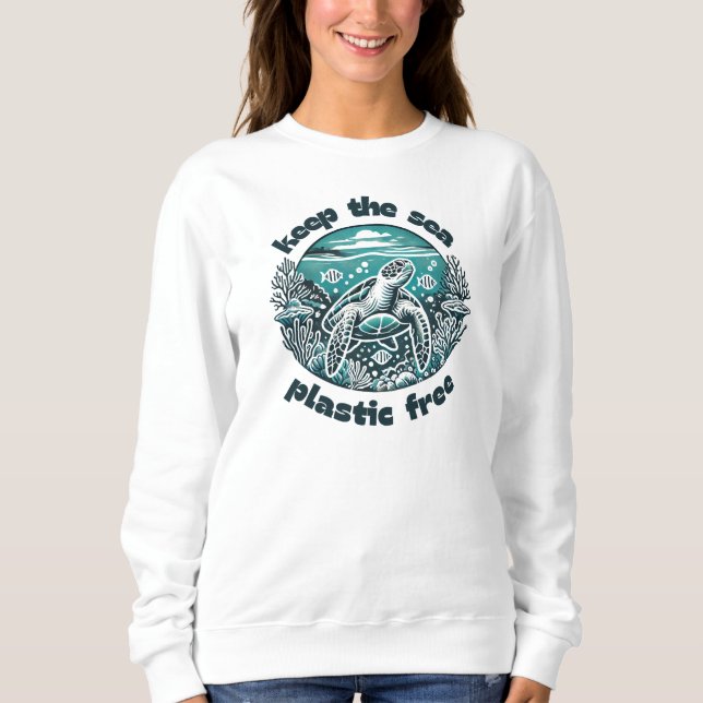 Keep the Sea Plastic free Sweatshirt (Front)