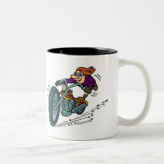 Keep the Shiny SideUp! Two-Tone Coffee Mug
