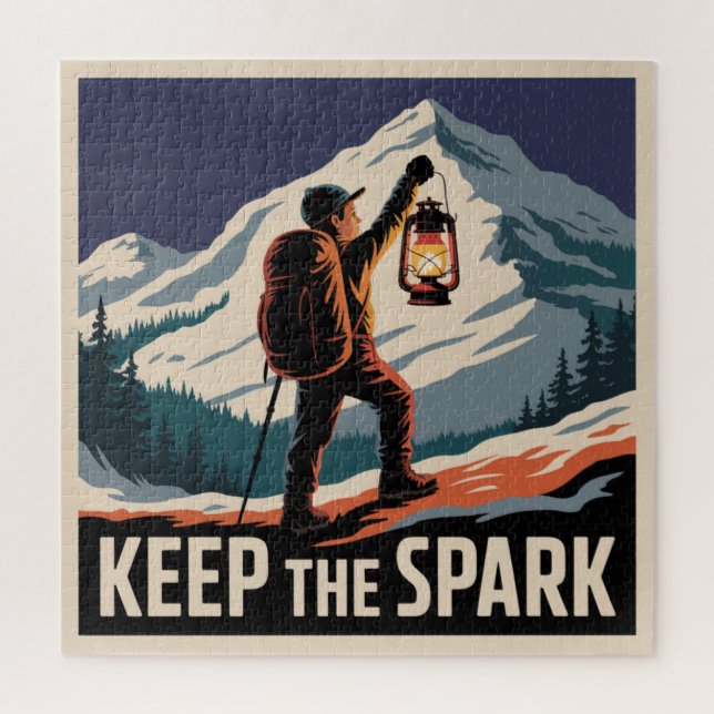 Keep The Spark Jigsaw Puzzle (Vertical)