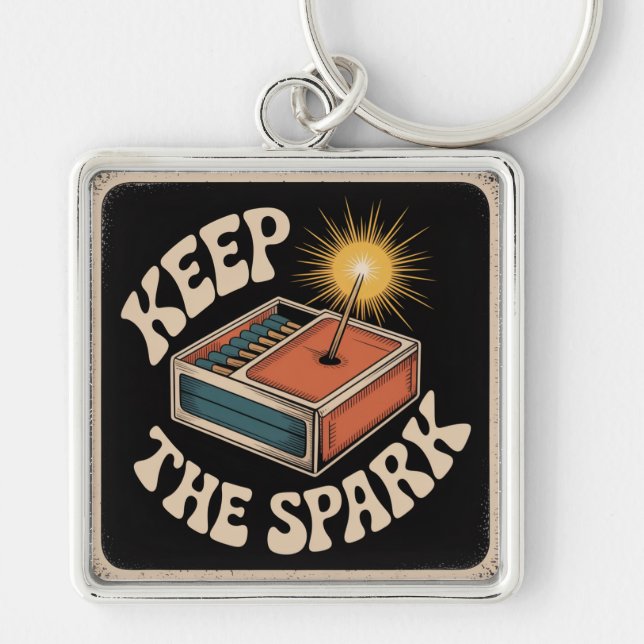 Keep The Spark Key Ring (Front)