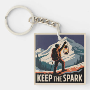 Keep The Spark Key Ring