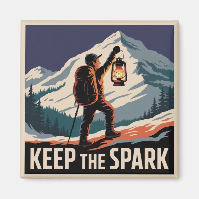 Keep The Spark Magnet (Front)