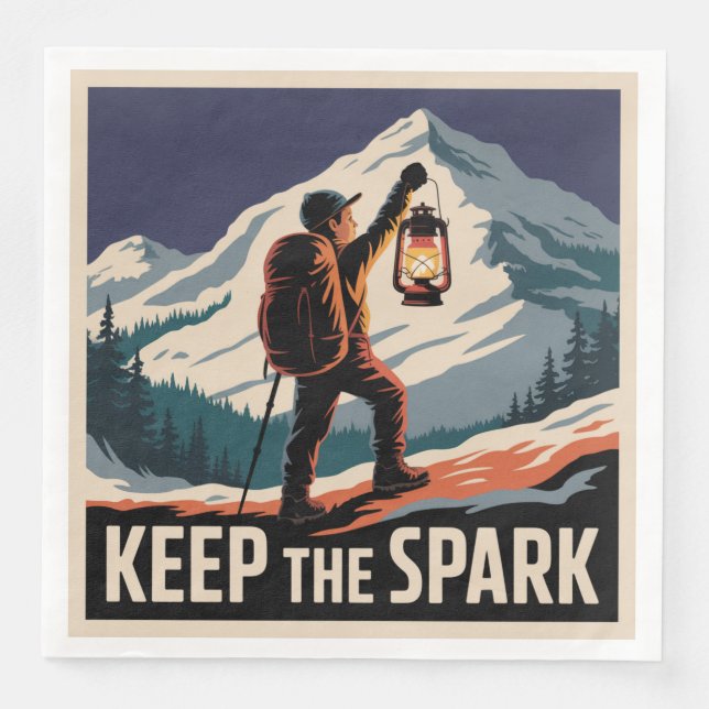 Keep The Spark Napkin (Front)