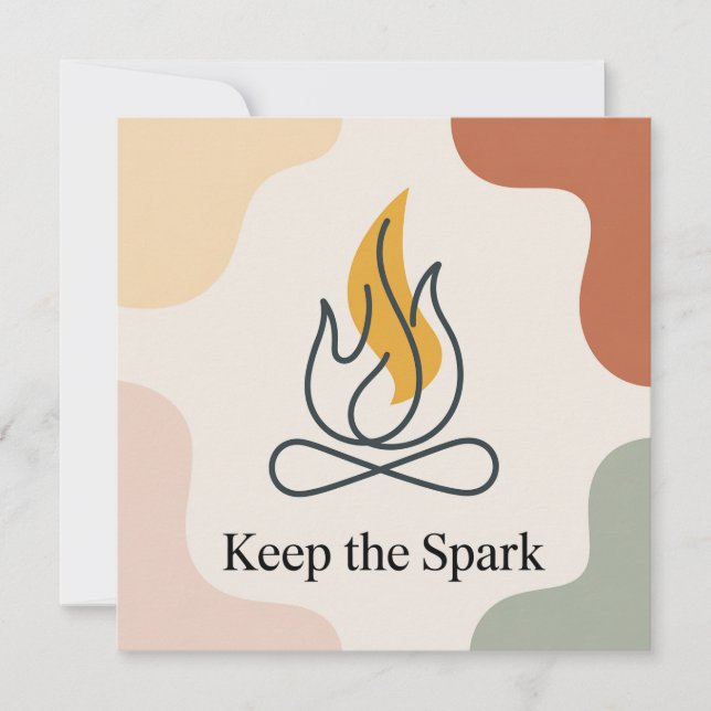 Keep The Spark Thank You Card (Front)