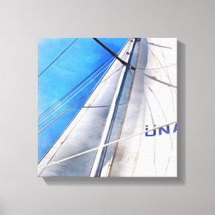 Keep The Wind In Your Sails Acrylic Art Canvas Print
