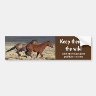 Keep Them In The Wild Bumper Sticker