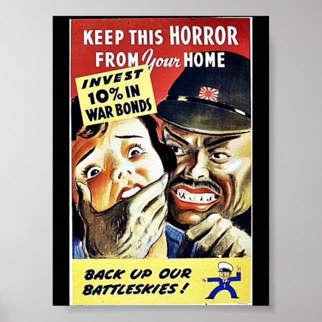 Keep This Horror From Your Home, Back Up Our Battl Poster (Front)