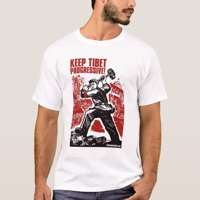 Keep Tibet Progressive! T-Shirt (Front)