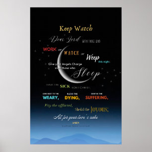 Keep Watch Night Prayer Poster