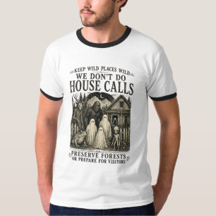 Keep Wild Places Wild Bigfoot Ghost Alien Cryptid T-Shirt