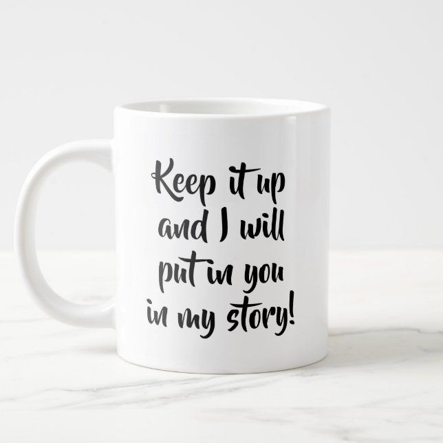 Keep Writing Mug (Left)