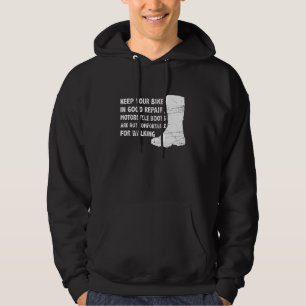 Keep Your Bike In Good Repair Sarcastic Motorcycli Hoodie