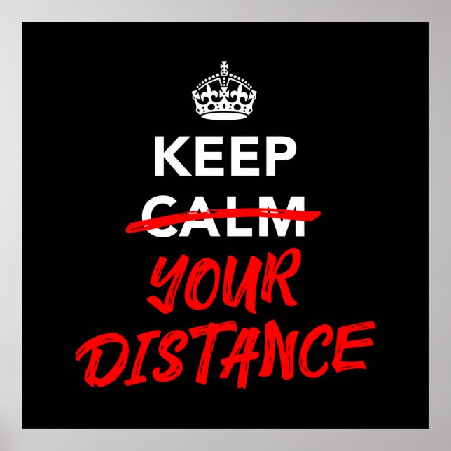 Keep Your Distance Poster (Front)