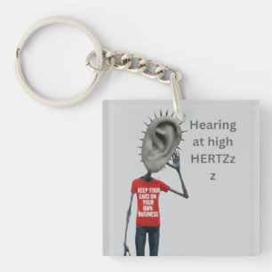 Keep your ears on your own business key ring