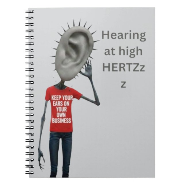 Keep your ears on your own business notebook (Front)