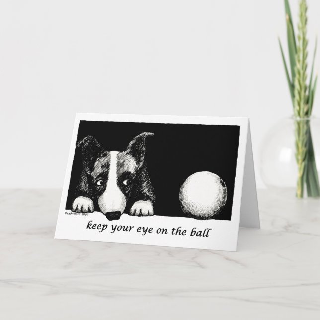 Keep your eye on the ball card (Front)