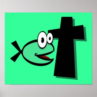 Keep Your Eyes on the Cross Poster