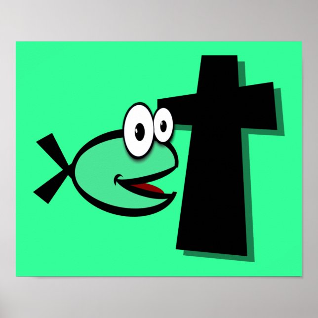 Keep Your Eyes on the Cross Poster (Front)