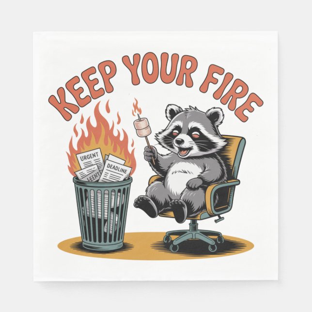 Keep Your Fire Napkin (Front)