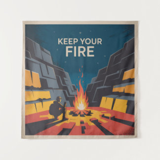 Keep Your Fire Tapestry