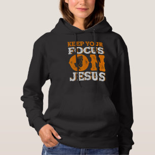 Keep Your Focus On Jesus Bible Study Christian Hoodie