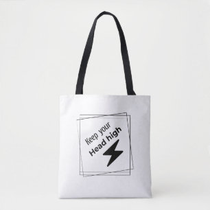 👜 Keep Your Head High Tote Bag – Confidence