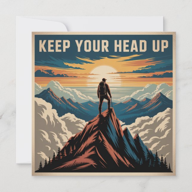 Keep Your Head Up Card (Front)