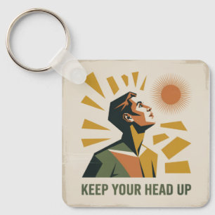 Keep Your Head Up Key Ring