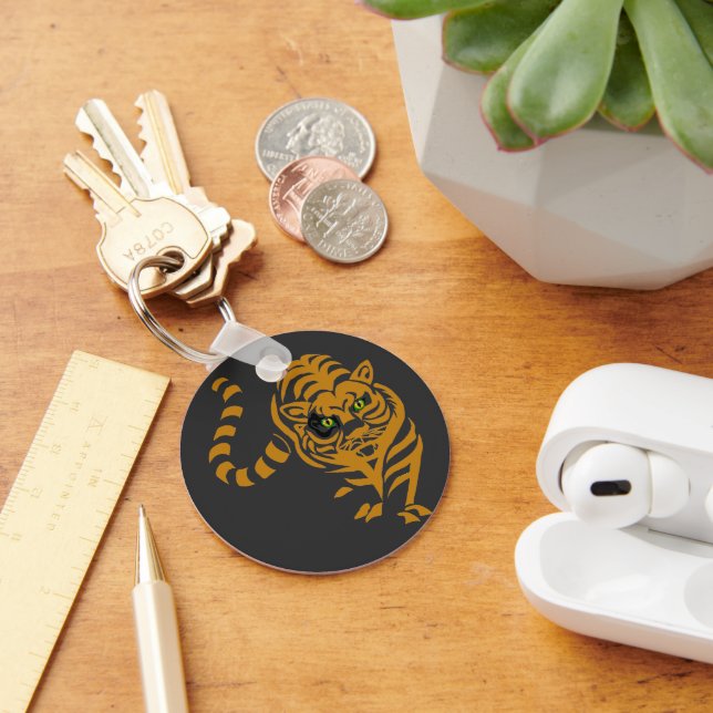 Keep Your Indoor Cat Happy Key Ring (Desk)