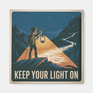 Keep Your Light On Magnet