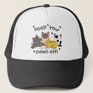 Keep Your Paws Off (cats) Trucker Hat