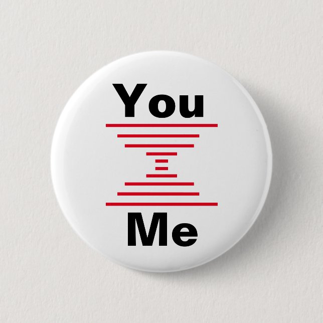 Keep Your Space 6 Cm Round Badge (Front)