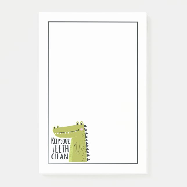 Keep Your Teeth Clean Post-it Notes (Front)