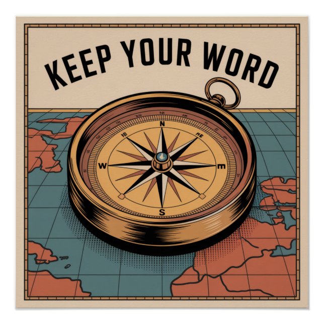 Keep Your Word Poster (Front)