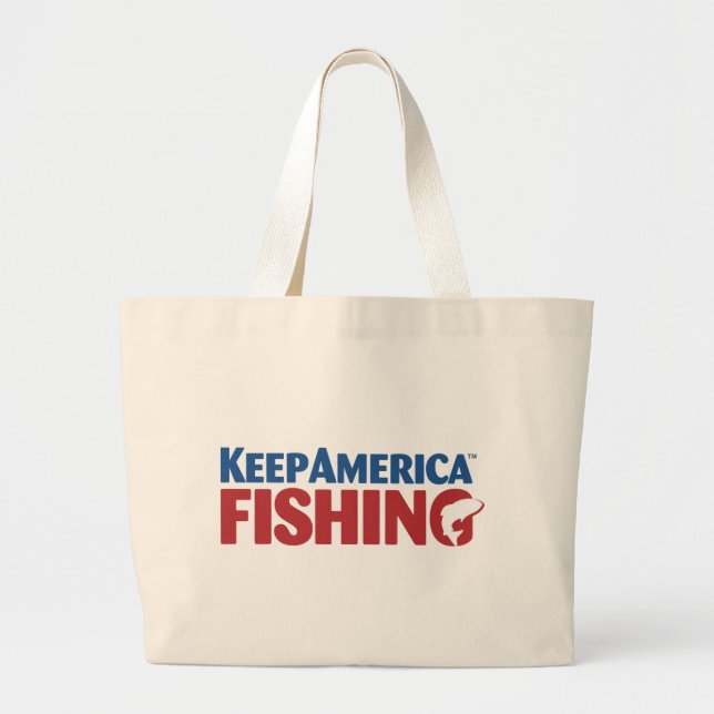 KeepAmericaFishing Colour.pdf Large Tote Bag (Front)
