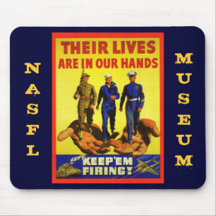 Keep'em firing mouse pad