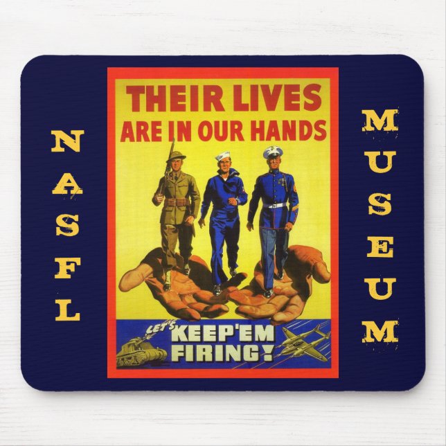 Keep'em firing mouse pad (Front)