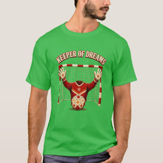 Keeper of Dreams Soccer Goalkeeper Design T-Shirt