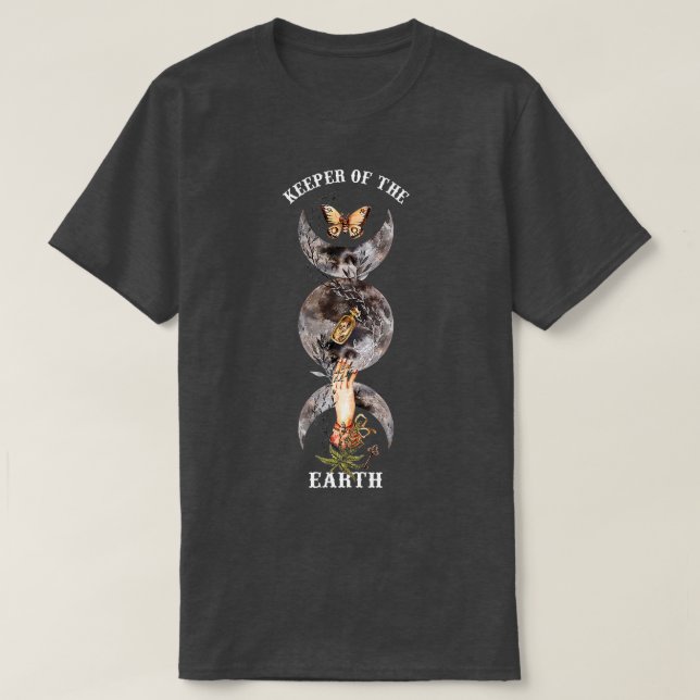 Keeper Of Earth Mother Earth Day Rooted In Earth W T-Shirt (Design Front)