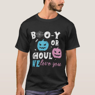 Keeper Of Gender Booy Or Ghoul  Pumpkins T-Shirt 