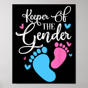 Keeper Of Gender Reveal Party By Poster