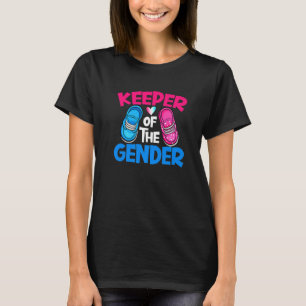 Keeper Of Gender Reveal Party Funny Pregnancy Anno T-Shirt