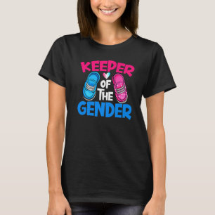 Keeper Of Gender Reveal Party Funny Pregnancy Anno T-Shirt