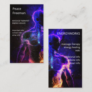 Keeper of Light Energy Figure Business Card