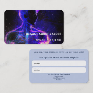 Keeper of Light   Energy Figure Business Card