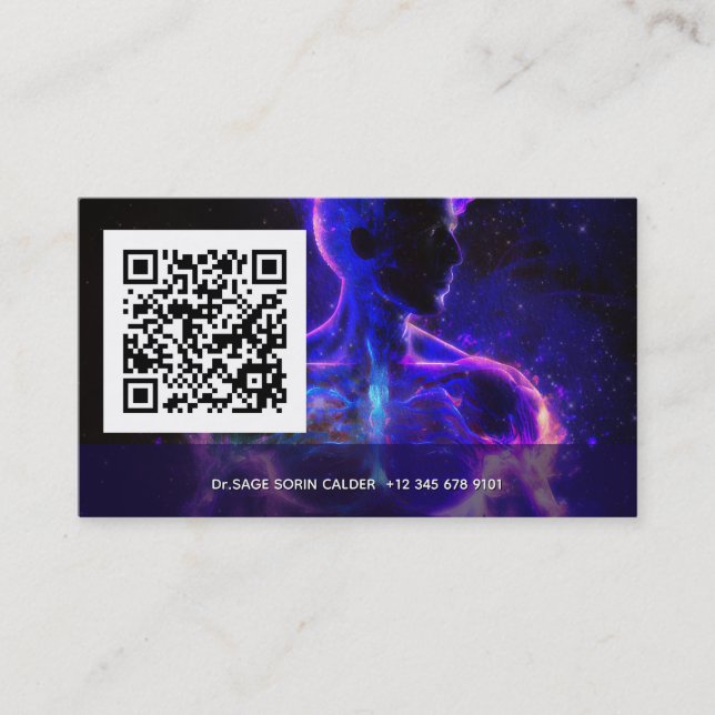 Keeper of Light | Energy Figure Business Card (Front)